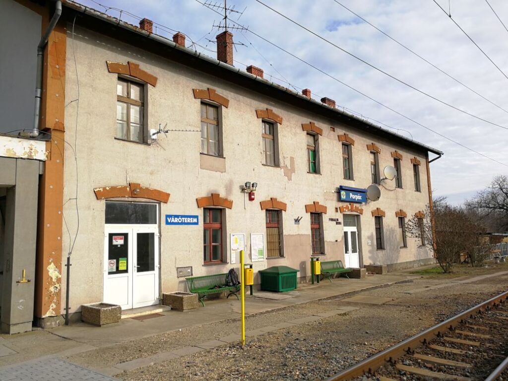 Országos Kéktúra Porpác vasútállomás