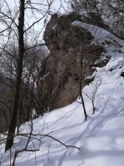 Odvaskő felé sziklafal