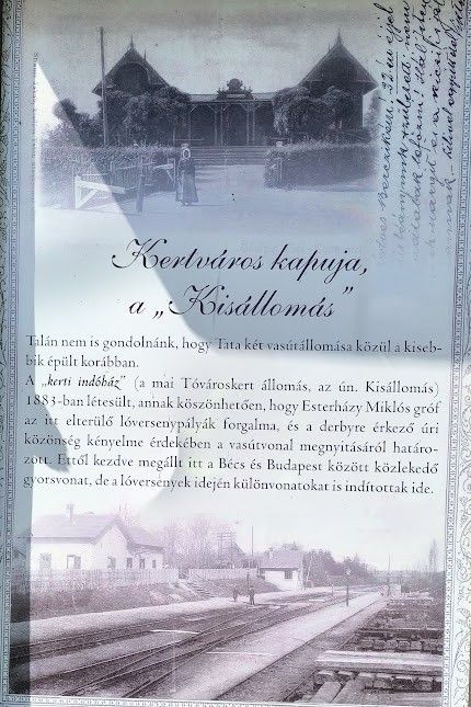Kertváros kapuja a kisállomás