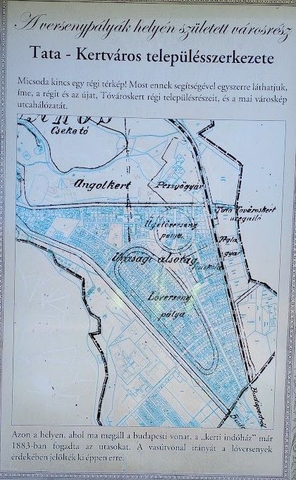 A vasútállomás mögötti kertesházas övezet helyén 100 évvel ezelőtt ügető és lóversenypálya volt. Az 1950-es években kezdték el felparcellázni.