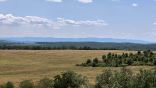 Távolban a Szlovák hegyek