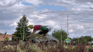 Kazincbarcika, Tour De Hongrie szobor