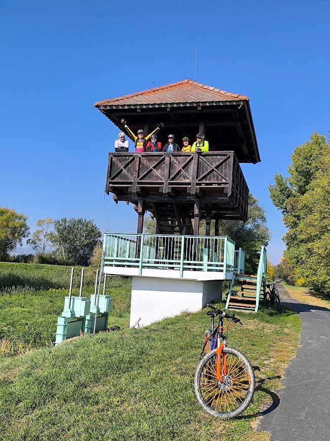 kis-balaton-kerekparral - Gyertekvelem Kis-Balaton kerékpárral. Kilátó a kerékpárút mellett.